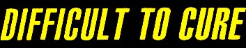 Difficult To Cure logo