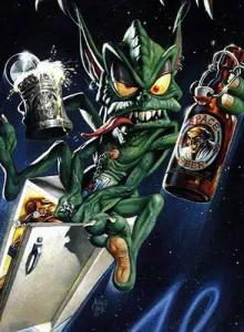 The drunk alien